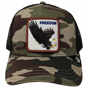 Goorin Bros The Farm Trucker Hat Collection Eagle Freedom Camo Camoflauge